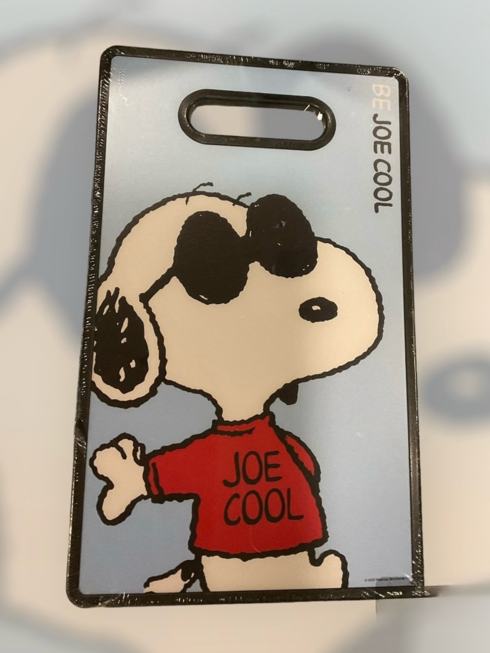 Peanuts Joe Cool Card Holder - Light Blue & Red